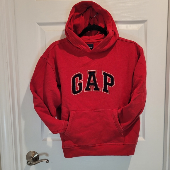 GAP Kids Red Hoodie Sz XL 12 - Picture 2 of 7